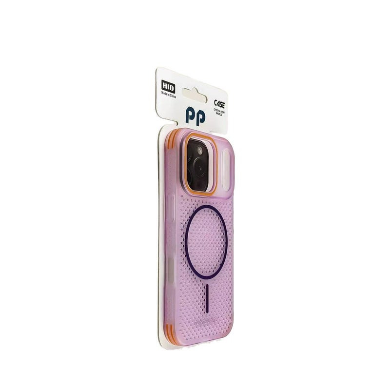 غطاء MagSafe بPC باللون بنفسجي مغناطيسي لـ iPhone 14 / 14 Plus / 14 Pro / 14 Pro Max مع تبديد الحرارة ومغناطيس قوي مع ملمس ناعم مع مقاوم للخدش للاستخدام اليومي للاستخدام المنزلي - Image 1