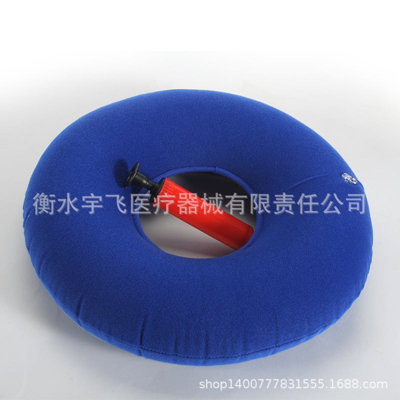 Manufacturers Supply Round Air Cushion Cloth Washer Seat Washer Inflatable Ring Anti-Bedsore Air Cushion - Image 1