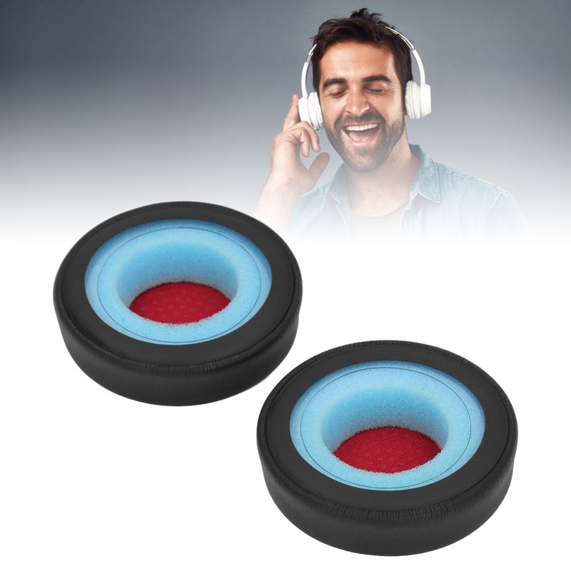 Headphone Ear Pads Protein Leather Sponge Replacement Earpads Cushions for Focus UC B825 Focus 2 UC for BLACKWIRE 5210 5220 7225 - Image 1