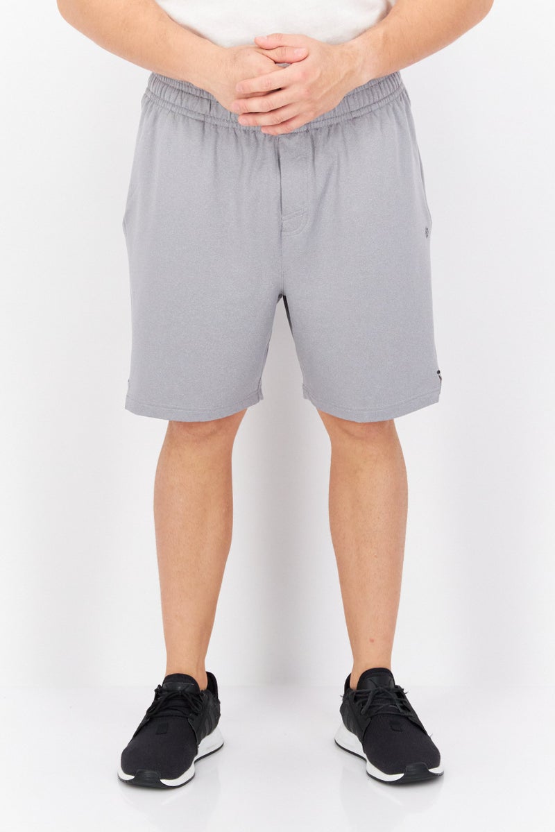 Gaiam Men Sportswear Fit Training Shorts, Grey - Image 1