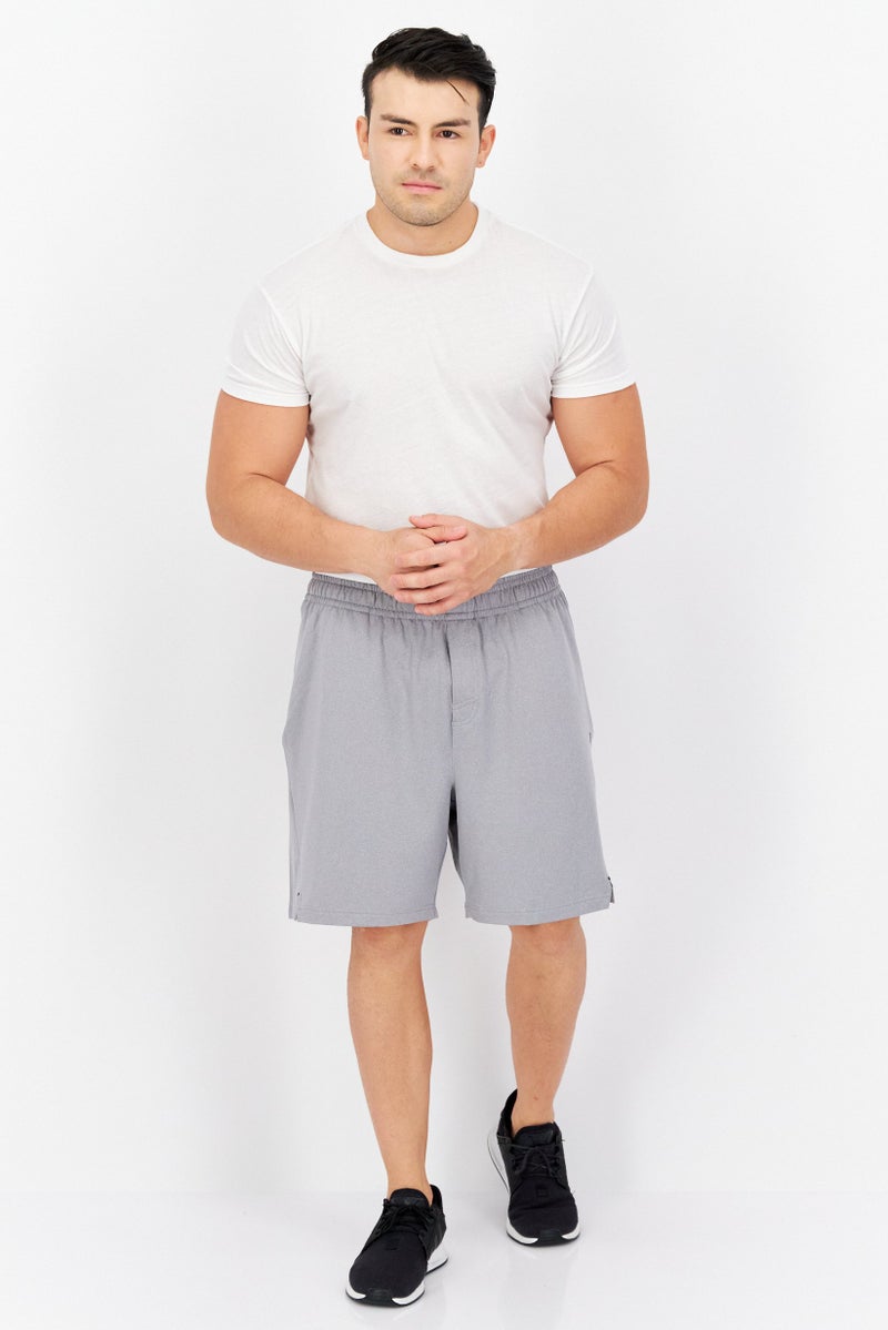 Gaiam Men Sportswear Fit Training Shorts, Grey - Image 2