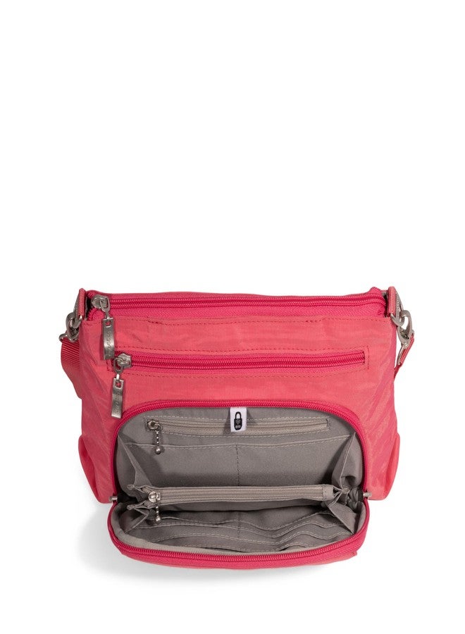 Baggallini Original Everyday 11x 7.5 Crossbody Bags for Women RFID Protected Washable Lightweight Nylon Zippered Travel Purse - Image 4