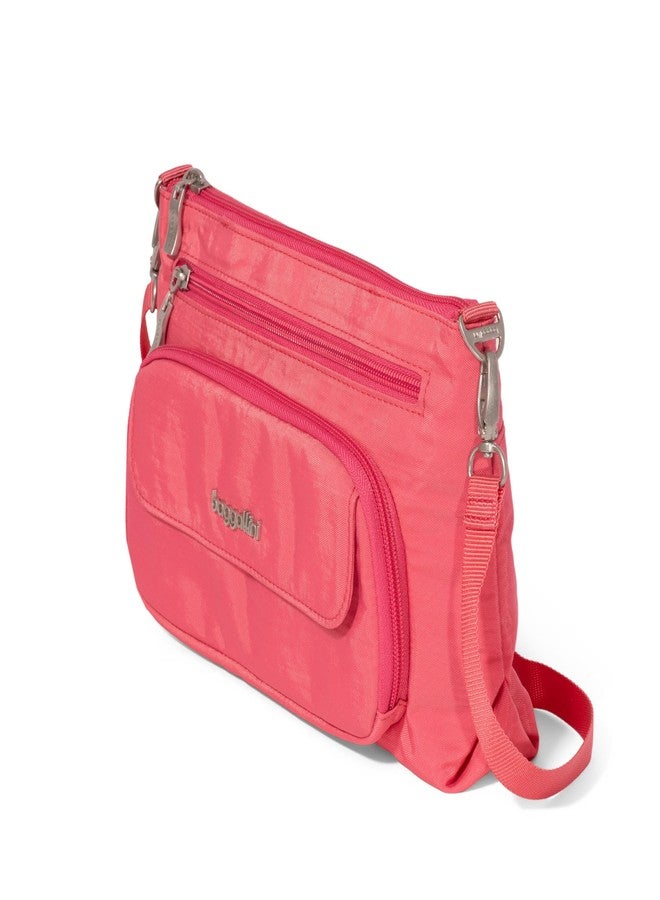 Baggallini Original Everyday 11x 7.5 Crossbody Bags for Women RFID Protected Washable Lightweight Nylon Zippered Travel Purse - Image 2