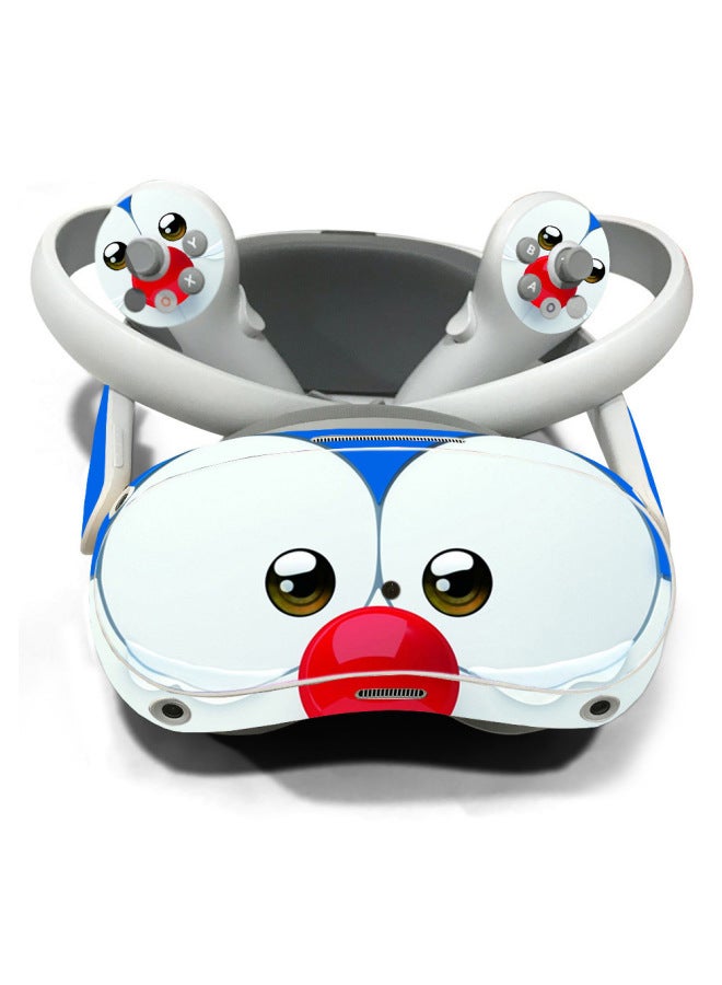 عام PS VR2 Stickers VR2 Cartoon Protective Film Matte Without Leaving Glue Up To Personality Variety-Color:Silver Pico4-0045 - Image 2