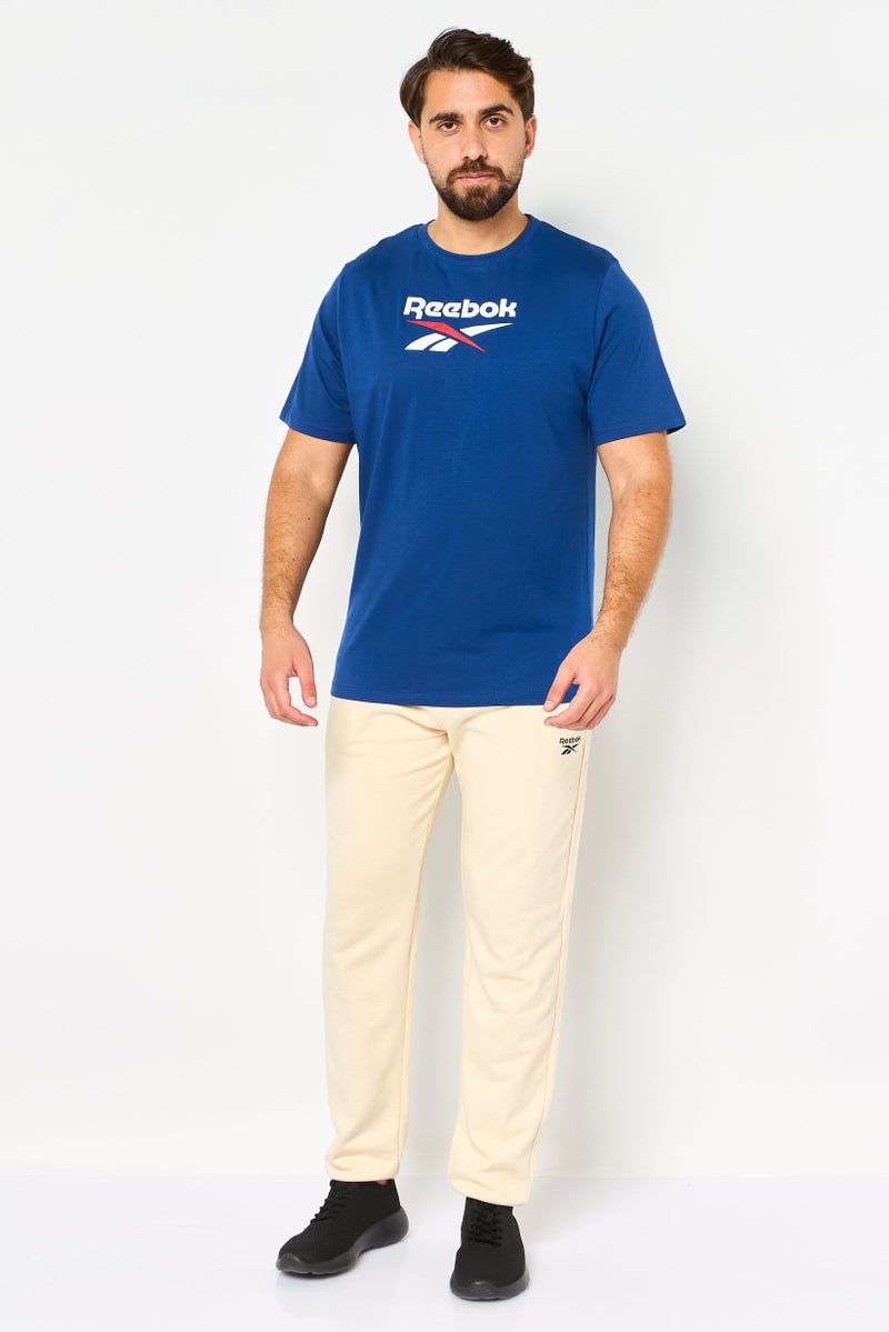Reebok Men Sportswear Fit Short Sleeve Outdoor T-Shirt, Navy Blue - Image 2