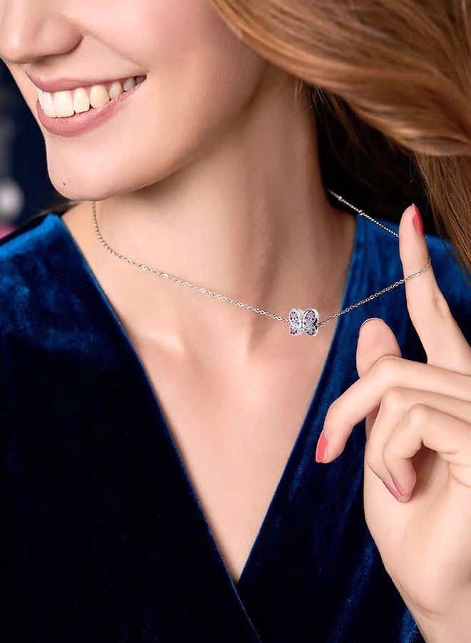 QeenseKc Sparkling Crystal Butterfly Charm Pink Pave Animal Bead for European charm bracelet - Image 4