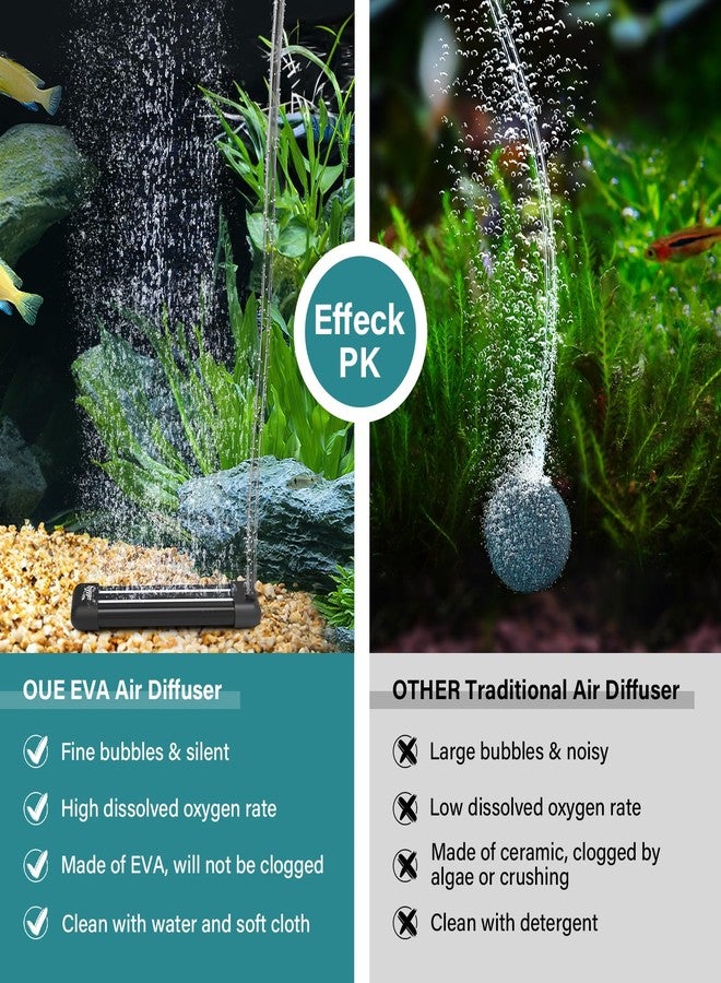 hygger Non-Clogging Fish Tank Bubbler, Aquarium Air Stone with Special EVA Material, Air Bubbler for Nano Air Pump Fish Tank Small Bucket and Hydroponics - Image 5