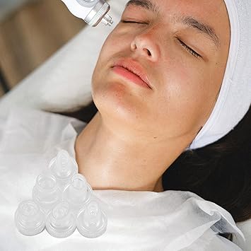 DOITOOL رؤوس آلة الوجه الهيدرو DOITOOL 6 قطع لملحقات آلة الوجه بالأكسجين المائي رؤوس نصائح رأس آلة الوجه الهيدرو لوازم آلة الوجه أجزاء SPA أدوات تنظيف الوجه - Image 2