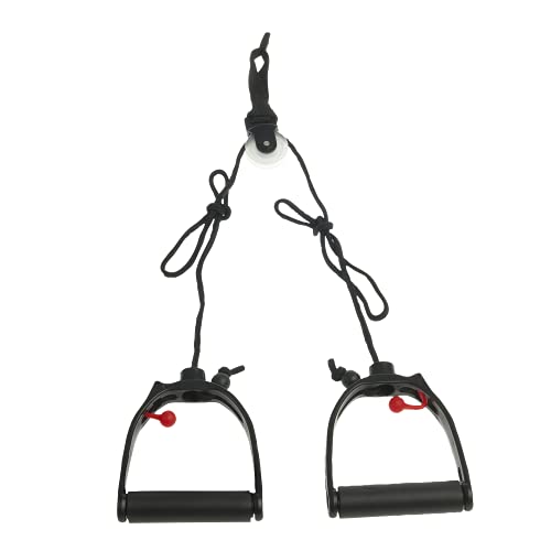 Lifeline MultiUse Shoulder Pulley for Assisting Rehabilitation and Increasing Flexibility Black Standard