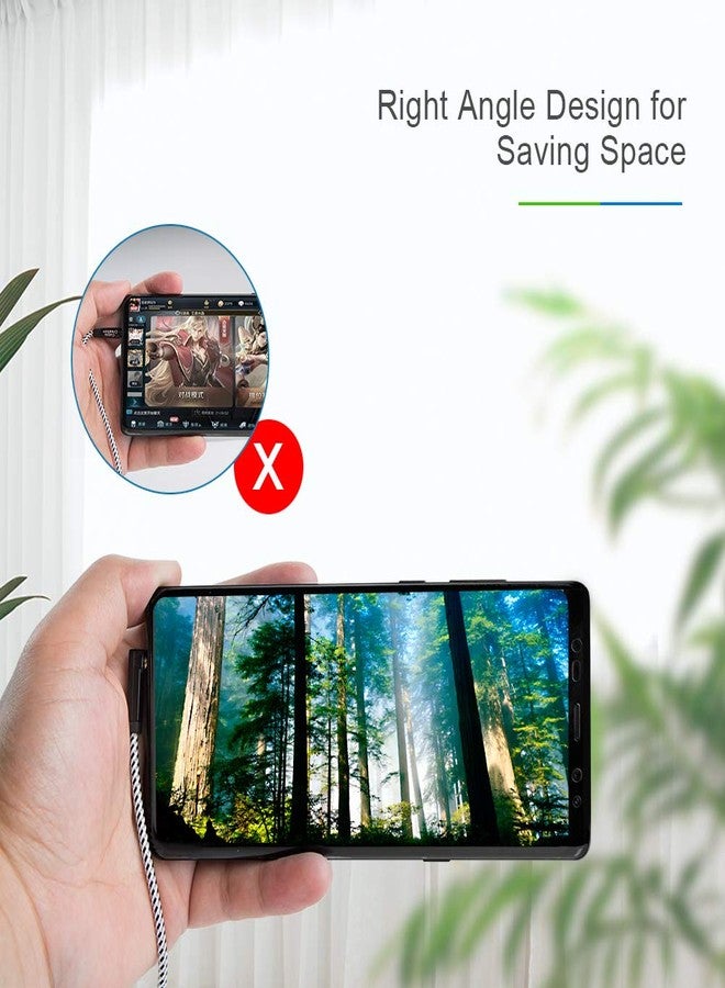 CableCreation Headphone Extension Cable 0.9M, 90° Angle TRRS 3.5mm Male to Female Audio Extension Short Cable, 4-Conductor Aux Cable for Speaker/Tablet/Cellphone/Laptop - Image 3