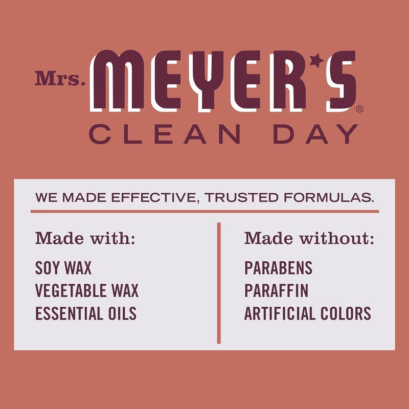 MRS. MEYER'S CLEAN DAY Scented Soy Candle, Large, Fall Leaves Scent, 7.2 oz - Image 4