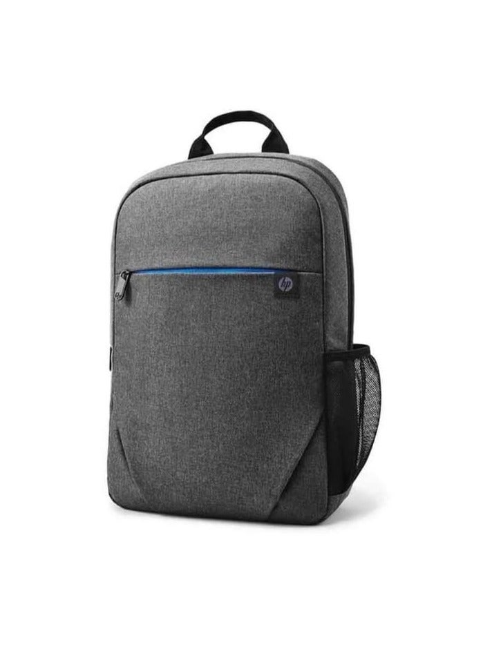 HP حقيبة ظهر Prelude للكمبيوتر المحمول مقاس 15.6 بوصة – نحيفة، خفيفة الوزن، رمادية – مثالية للسفر والمدرسة - Image 1