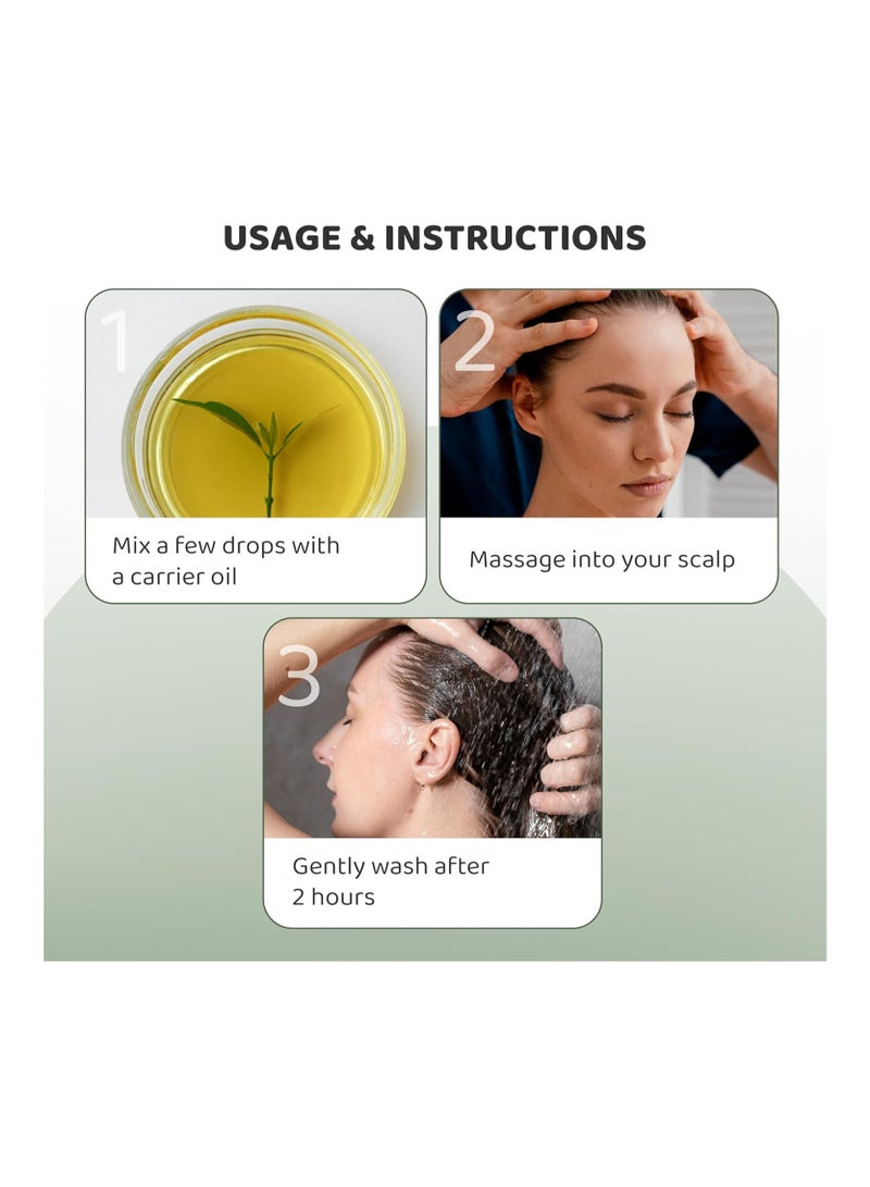 Rey Naturals ReyNaturals Tea Tree Oil | Tea Tree Essential Oil for Hair, Skin and Face Care 15 ml Pack of 2 - Image 4