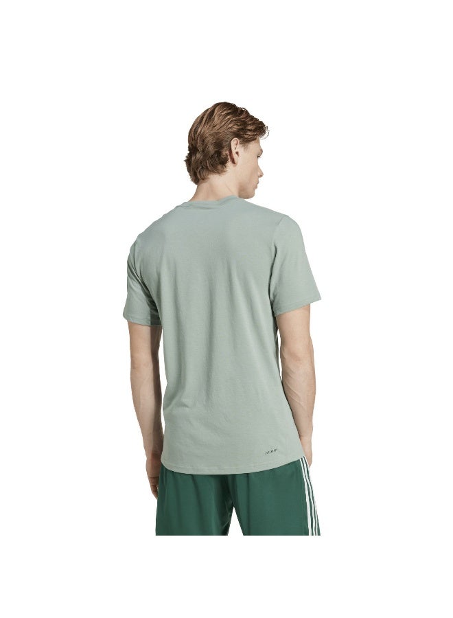 Adidas Train Essentials Feelready Logo Training Men Graphic T-Shirt  - Image 3