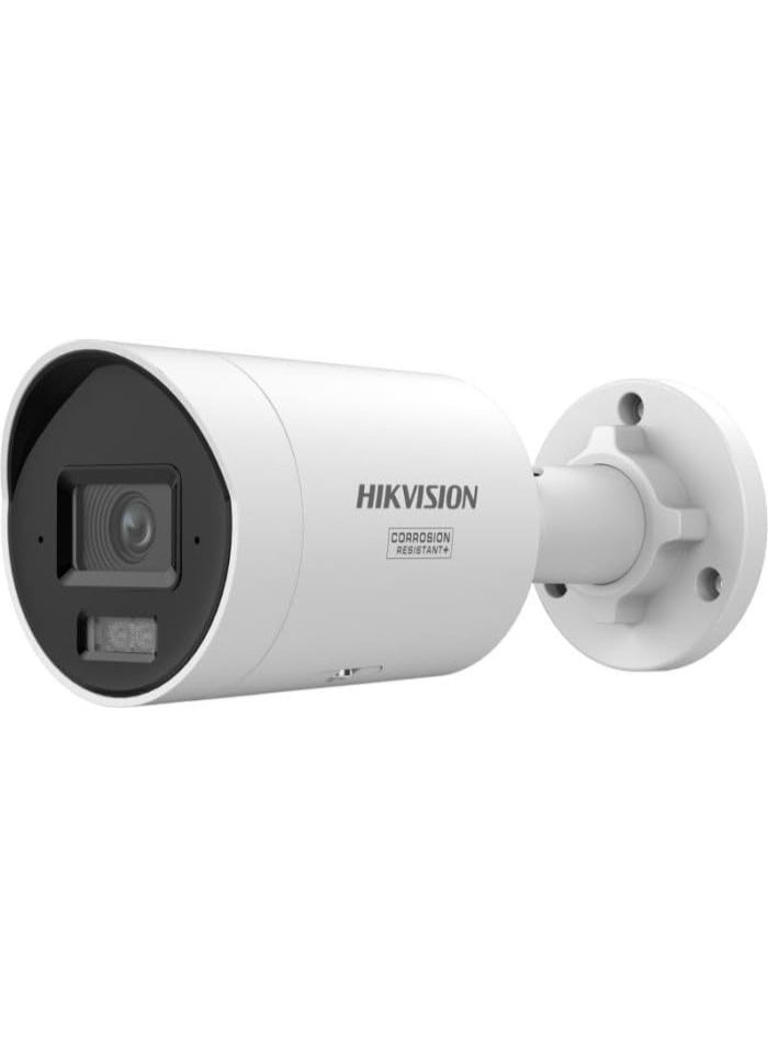 هيك فيجن DS-2CD2047G3-LI2UY/SRB 4MP ColorVu Smart Hybrid Light Bullet IP Camera, 2.8mm F1.0 Lens, 2688×1520, 111.1° Wide Angle, IR & White Light 40m, AI Human & Vehicle Detection, Two-Way Audio, Strobe & Audible Alarm, H.265+, PoE, IP67, NEMA 4X - Image 3