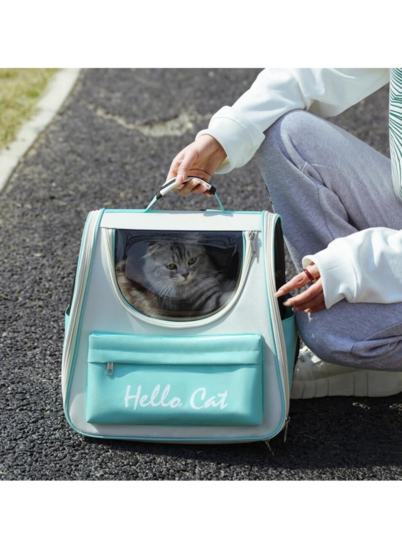 general Cat and dog carrier backpack, pet carrier dog backpack pet travel handbag, suitable for small and medium-sized cats and small dogs with hiking walking outdoor use - Image 3