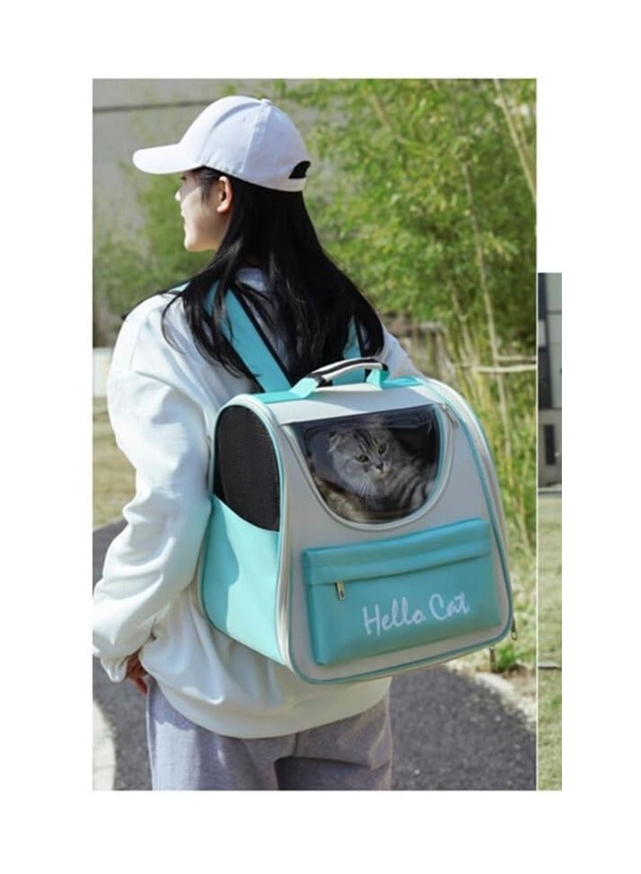 general Cat and dog carrier backpack, pet carrier dog backpack pet travel handbag, suitable for small and medium-sized cats and small dogs with hiking walking outdoor use - Image 5