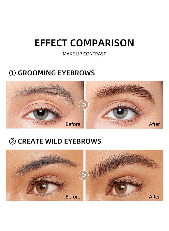 NICEFACE - Eyebrow Styling Liquid,Three-Dimensional Eyebrow Shape Modification,Waterproof And Sweat Resistant, Lasting No Smudging Light Brown(#02) - Image 1