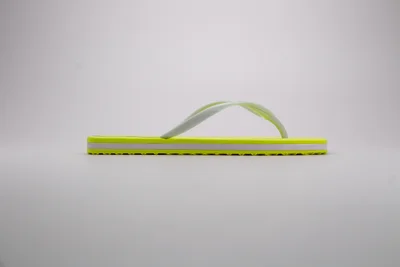 Voices Slim Women'S  Flip Flops With Square Shape Sole - Yellow/White