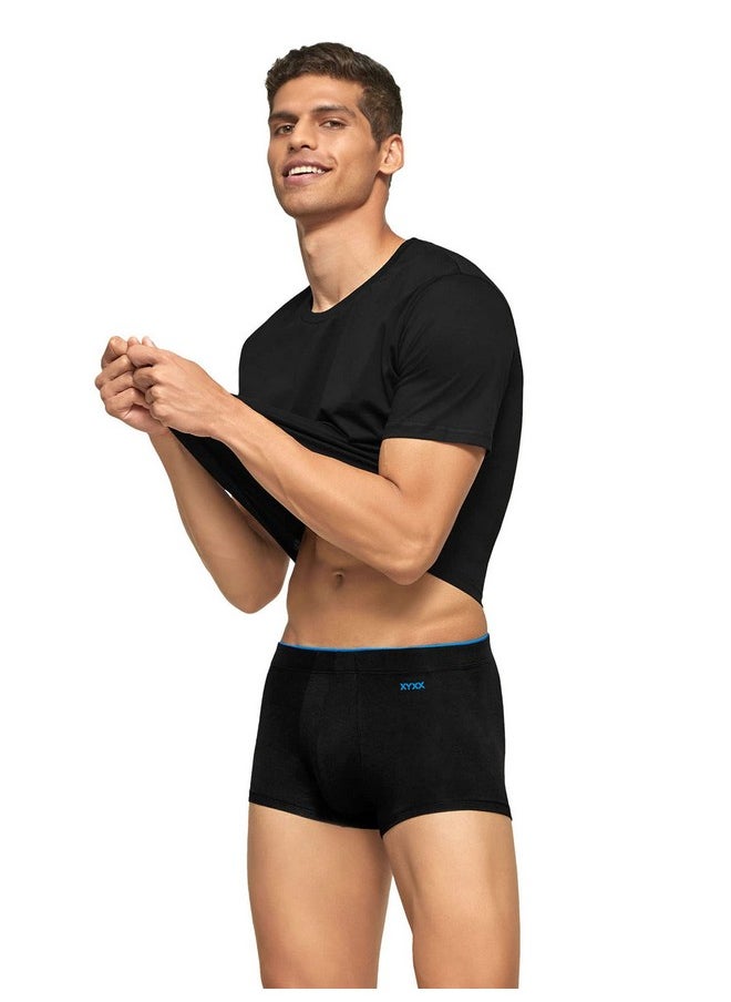 XYXX XYXX Men's Modal Solid (Pack of 1) (Uno Trunks Single_Black_L)  - Image 3