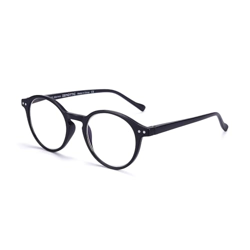 ZENOTTIC Reading Glasses Blue Light Blocking Round Glasses for Men Women Magnification 0.0 1.0 1.5 2.0 2.5 3.0 3.5 - Image 1