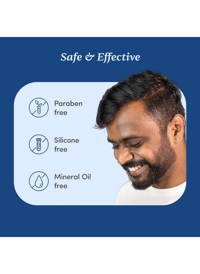 Man Matters زيت الشعر مع إكليل الجبل والبصل وبهارنجراج شيكاي وبراهمي وأملا يقلل من تكسر الشعر ويغذي الشعر ويحميه من اللمعان 100 مل  - Image 5