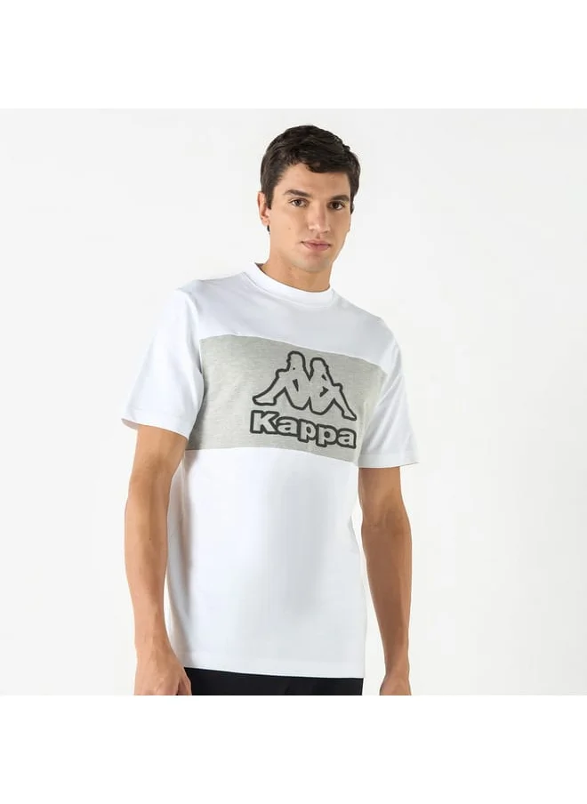 Kappa Kappa Logo Print T-shirt with Short Sleeves