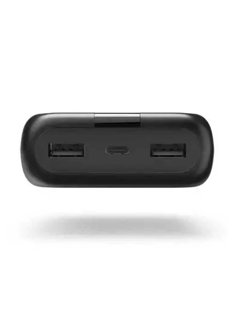 هاما مجموعة باور بانك عالية الأداء 20 باور بانك سريعة الشحن 20000 مللي أمبير في الساعة / باور بانك مزود بمدخل USB-C ومدخلين USB-A ومدخل USB-C / حماية من الشحن الزائد / حماية من الحرارة الزائدة / حماية من التفريغ الزائد - أسود - Image 3