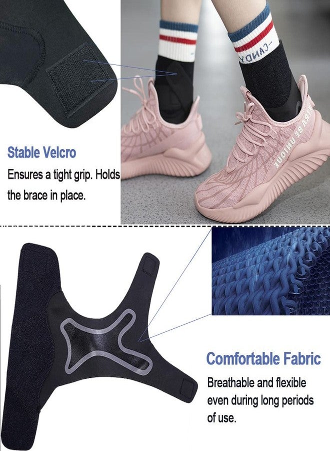 Mockery Nylon Ankle Support Brace, Breathable Plantar Fasciitis Sock With Arch Support Compression Ankle Brace Foot Strap Guard Foot Brace For Sprained Ankle (Left) xlarge - Image 5