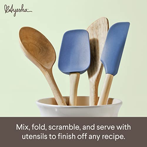 Ayesha Curry Tools and Gadgets Cooking/Kitchen Utensil Set-Includes Solid Spoon, Saute Paddle, Spoonula, Jar Spatula, 4 Piece, Anchor - Image 4