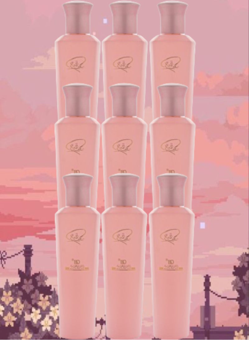 Banafa 9 Pieces Pink Tawqie EDP 100ML - Image 1