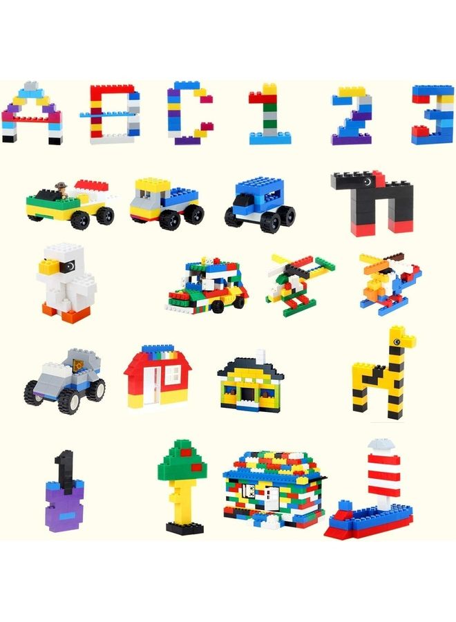 Loquat MTBLOCKSET04 1000-Piece Classic Small Building Bricks Creative Play Set 1000 3+ Years - Image 5