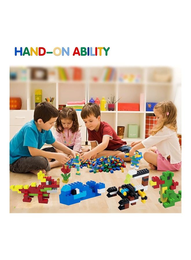 Loquat MTBLOCKSET04 1000-Piece Classic Small Building Bricks Creative Play Set 1000 3+ Years - Image 4