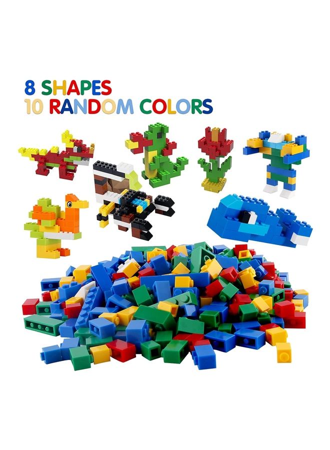 Loquat MTBLOCKSET04 1000-Piece Classic Small Building Bricks Creative Play Set 1000 3+ Years - Image 2