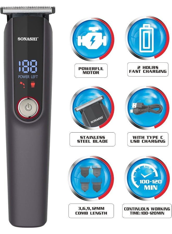 Sonashi SHC-1056 Rechargeable Hair Clipper Black - Image 2