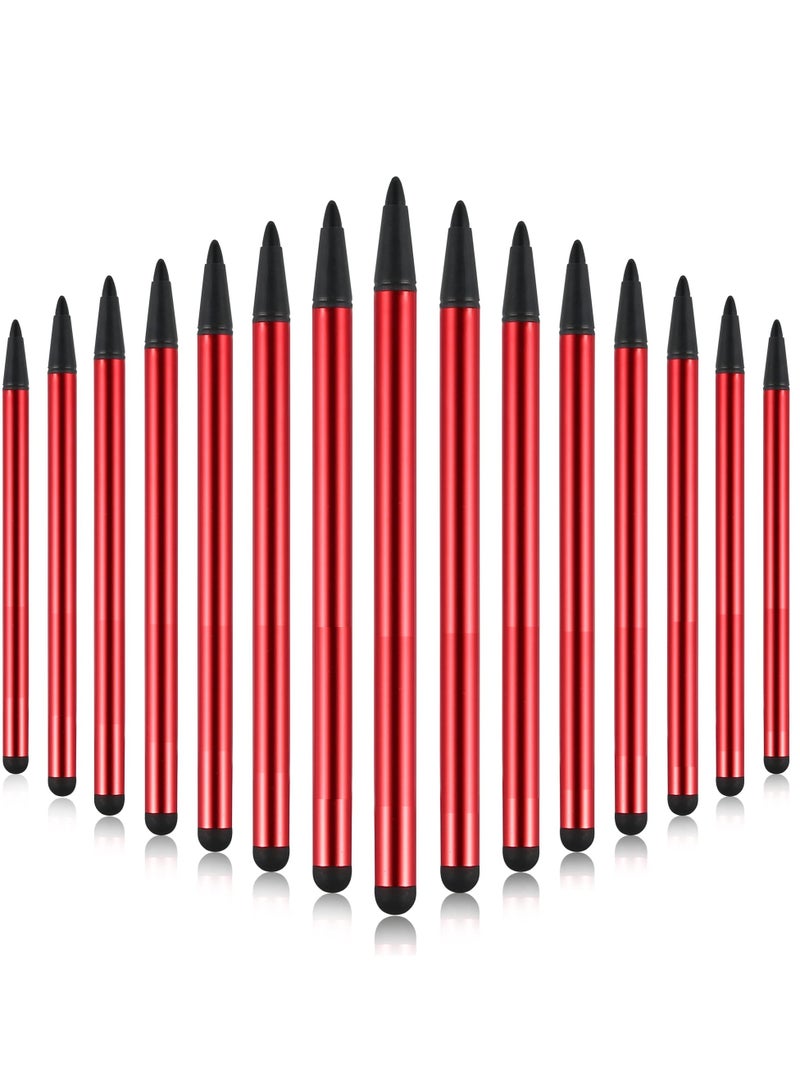 15 Pcs Capacitive Resistive Stylus Pen Compatible with Samsung Galaxy Tabs A u0026 S Series and Phones S23/S22/S21/S20/S10 - Note 20/10/8/5/4/ Chromebook u0026 Laptops/High Sensitivity Full Size - Image 1