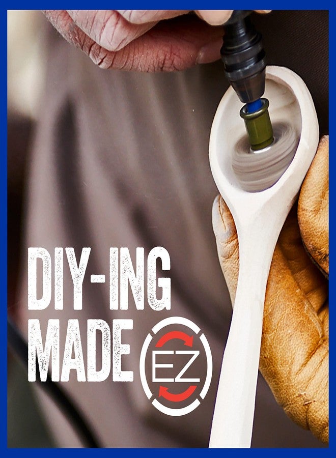 درمل مجموعة ملحقات دوارة للصنفرة والتلميع EZ726-01 EZ Lock من Dremel، مجموعة متنوعة من 8 قطع - مثالية للصنفرة الخفيفة أو التنظيف التفصيلي أو تلميع المواد - Image 4