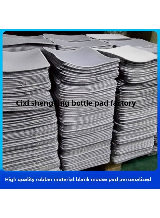 Blank Mouse Pad Thermal Transfer Mouse Pad Game Advertising Diving Material Cartoon Table Mat Diatom Mud Technology Cloth Wholesale-Color:White-Pattern:50*100*2mm - Image 1