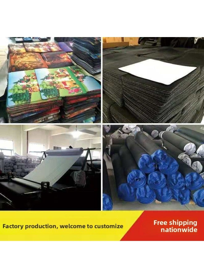 Blank Mouse Pad Thermal Transfer Mouse Pad Game Advertising Diving Material Cartoon Table Mat Diatom Mud Technology Cloth Wholesale-Color:White-Pattern:50*100*2mm - Image 4