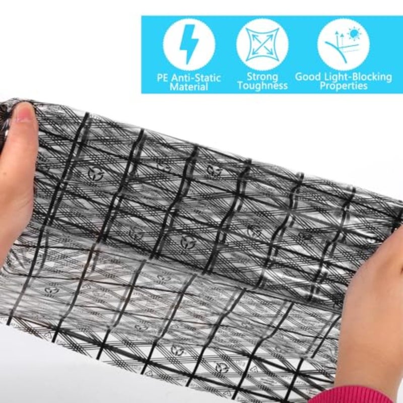 12x16 Inch Anti Static ESD Bags, Open Top ESD Shielding Bags with Self Adhesive Stickers, 4.6 Mil LDPE Antistatic Storage for Motherboard GPU Hard Drive LCD Screen, 30PCS - Image 5