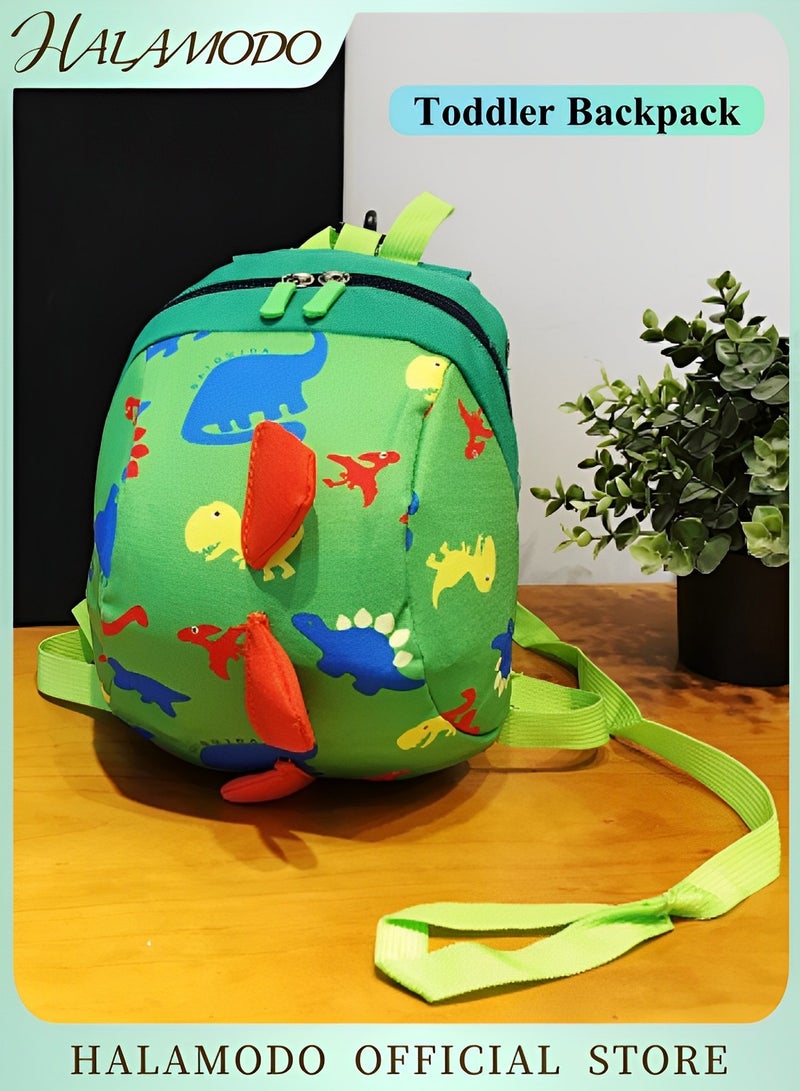 HALAMODO Backpack for Boys Girls School Bookbags Toddler Backpack for Preschool Kindergarten Child Lightweight Multifunctional Cute Daycare Bookbag with Travel Dinosaur Pattern - Image 1