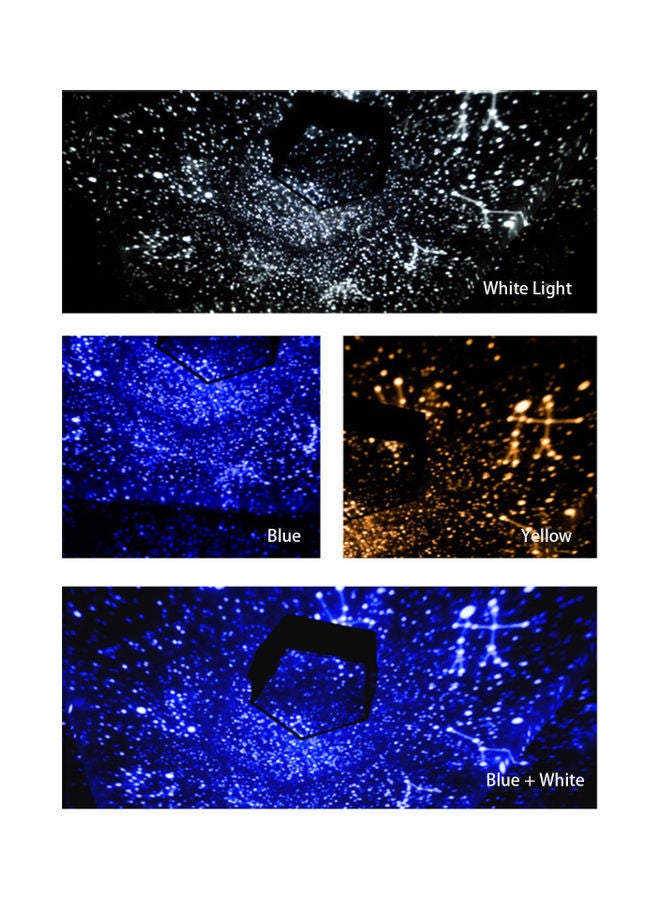 Loquat Romantic Projector Led Light Dreamlike Stars Projection Lamp Bedroom Home Decor black 13.9 x 8.4 x 13.9cm - Image 3