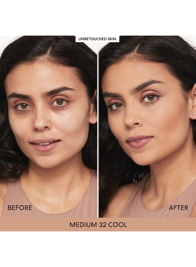 Bare Minerals Barepro 24H Skin Perfecting Powder Foundation Color Medium 32 Cool 8g - Image 3