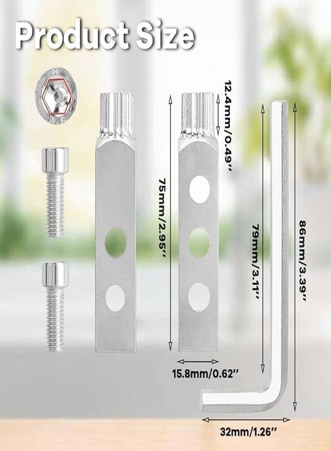 KD ZONE Broken Pipe Extractor Tool – Adjustable Damaged Faucet & Screw Remover Kit – Universal Easy Out Tool for 1/2 Inch and 3/4 Inch Water Pipes – Heavy Duty Plumbing Repair with Hex Key - Image 2