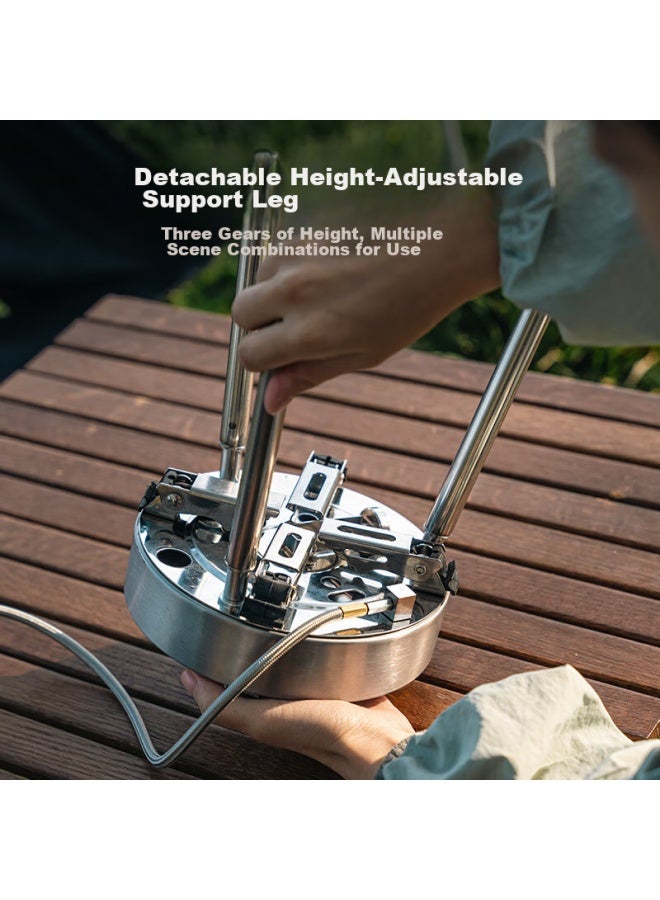 Fire-maple Qingtian 2 Split Gas Stove, Outdoor Cooking Equipment, Camping Gear, Portable Gas Cartridge Stove, High-power Intense Flame Burner - Image 3