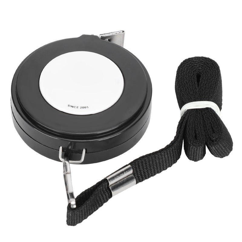 Retractable Body Tape Measure 2-Sided Accurate Inch Centimeter Scale - Non-Stretch Soft Plastic Portable Measuring Tape for Fitness Sewing Waist Arms - Image 1