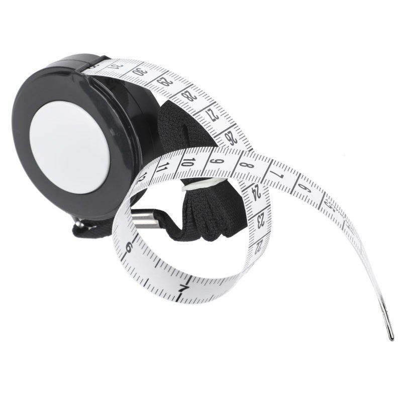 Retractable Body Tape Measure 2-Sided Accurate Inch Centimeter Scale - Non-Stretch Soft Plastic Portable Measuring Tape for Fitness Sewing Waist Arms - Image 2