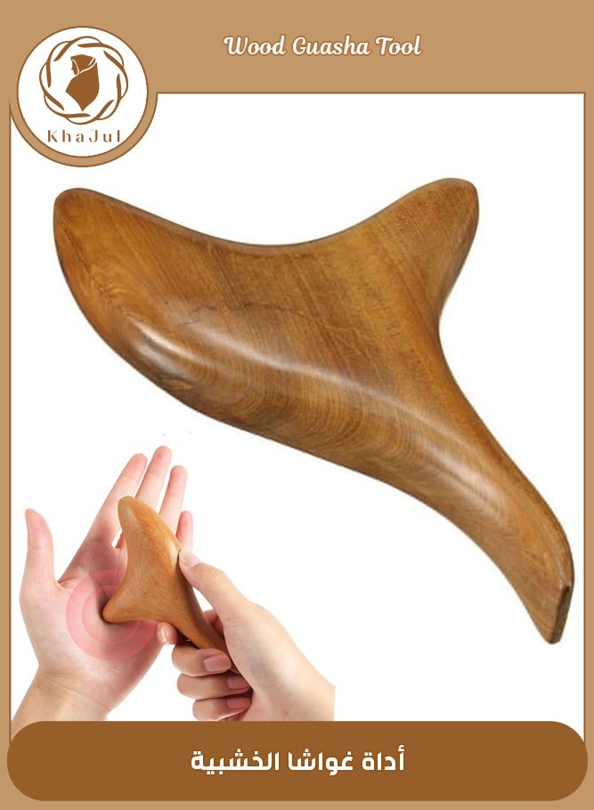 KHAJUL Triangle Massager Reflexology SPA Therapy Stick Gua Sha Face Massager - Image 1