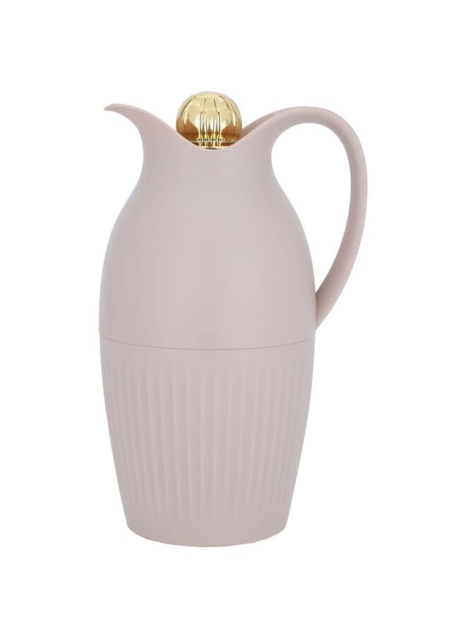 Alsaif Gallery Everestramirapro Light Brown Ramira Pro Thermos With Gold 13 Liters  - Image 1