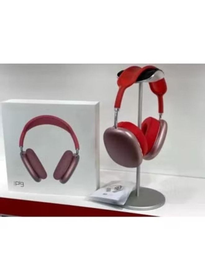 Generic - P9 Headphone Bluetooth Compatible Music Wireless Headset With Microphone Supports, red - Image 1